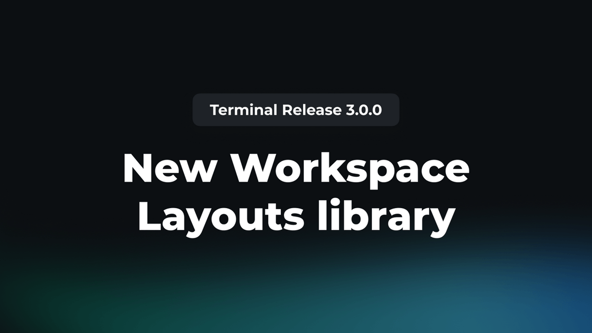 New Workspace Layouts Library