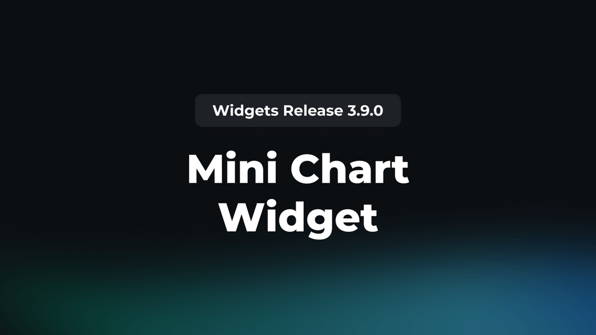 Mini Chart widget