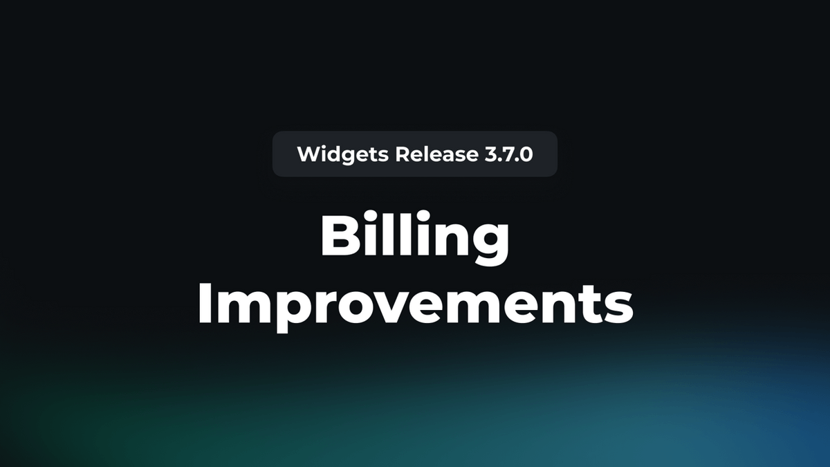 Billing Improvements