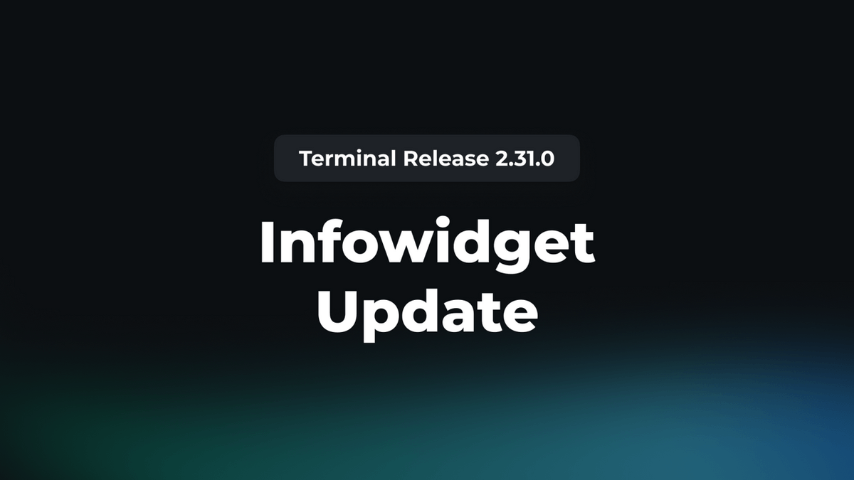 Infowidget Update