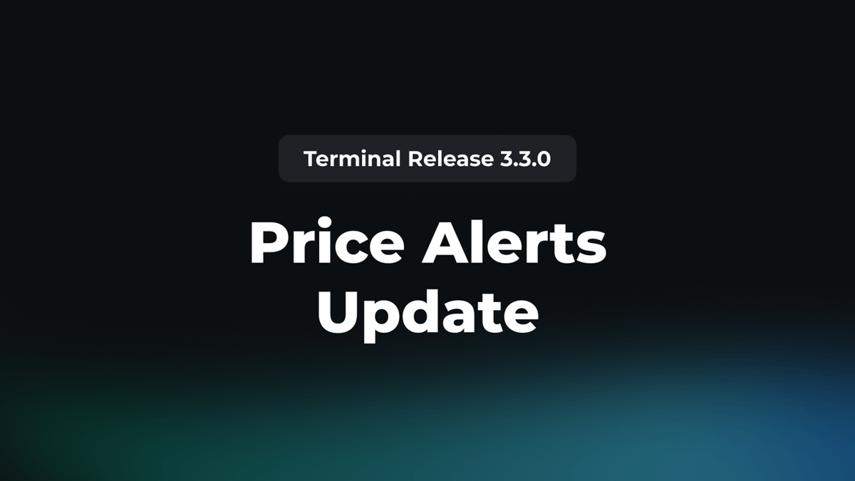 Price Alerts Update and Charts Volume Indicator