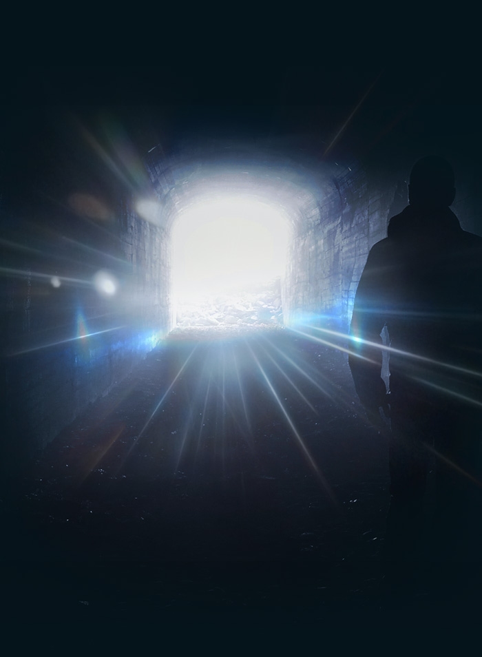 The sparkle at the end of the tunnel