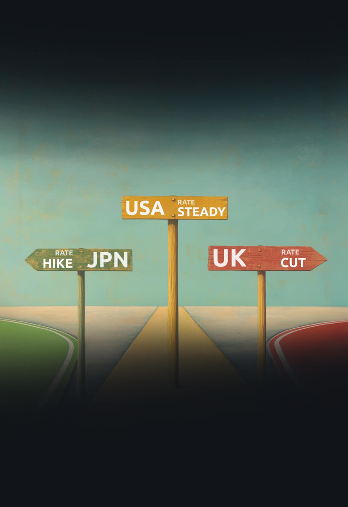 Diverging Rate Decisions