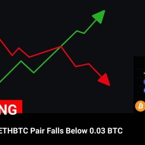 Ethereum’s ETHBTC Pair Plummets Below 0.03 BTC as Bitcoin’s Value Soars to $103,490.10