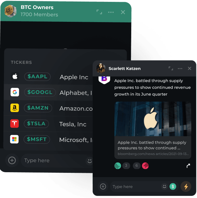 Chat multiple e condivisione di idee in modo sicuro